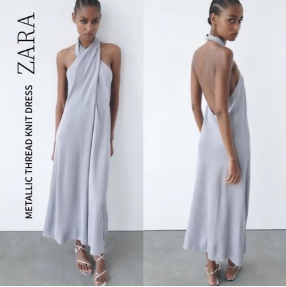 NWT ZARA * Dress size S and M Grey - Picture 10 of 16